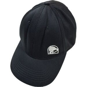 Taco Bell Baseball Cap OSFA Black Embroidered Bell Logo Mesh Snapback